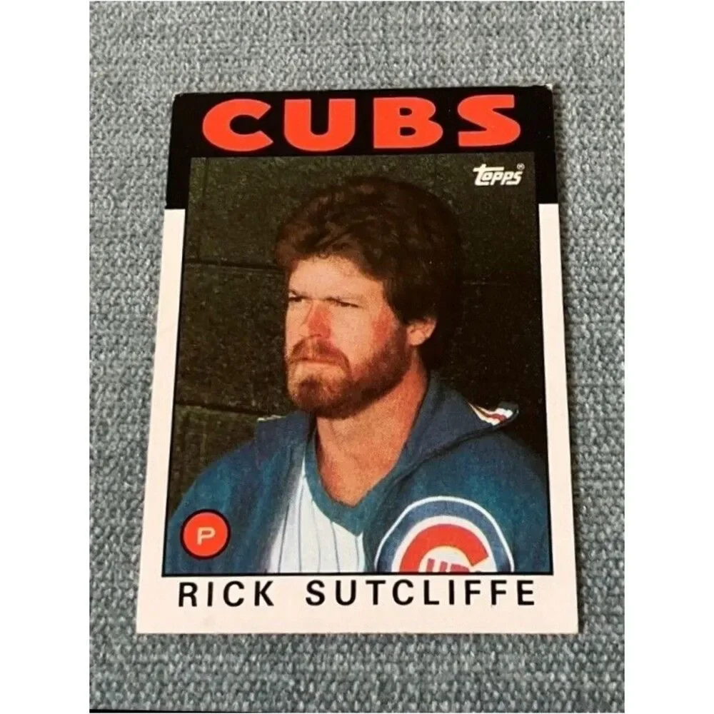 1986 Topps Chicago Cubs Baseball Card Trading Card